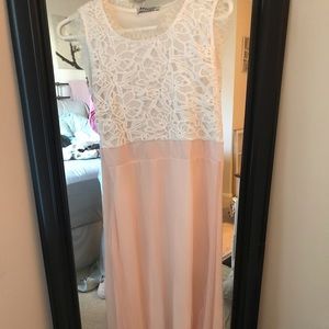 Flowy floor length dress